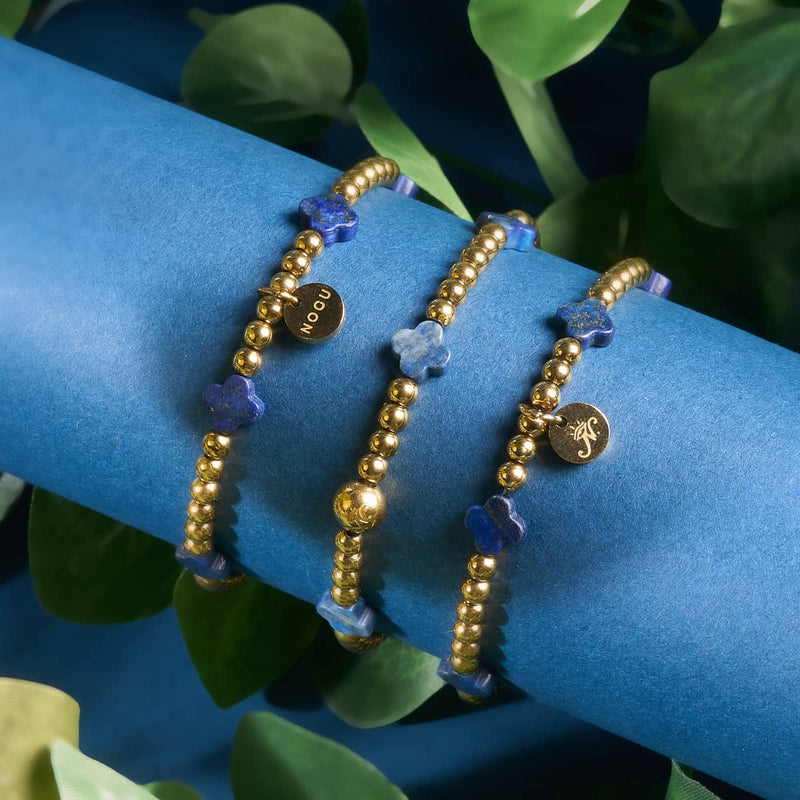 Trésor de minuit | Or | Bracelet Essence de trèfle