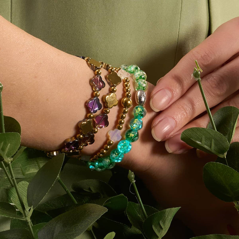 Moonlit Shamrock | Gold | Clover Essence Bracelet