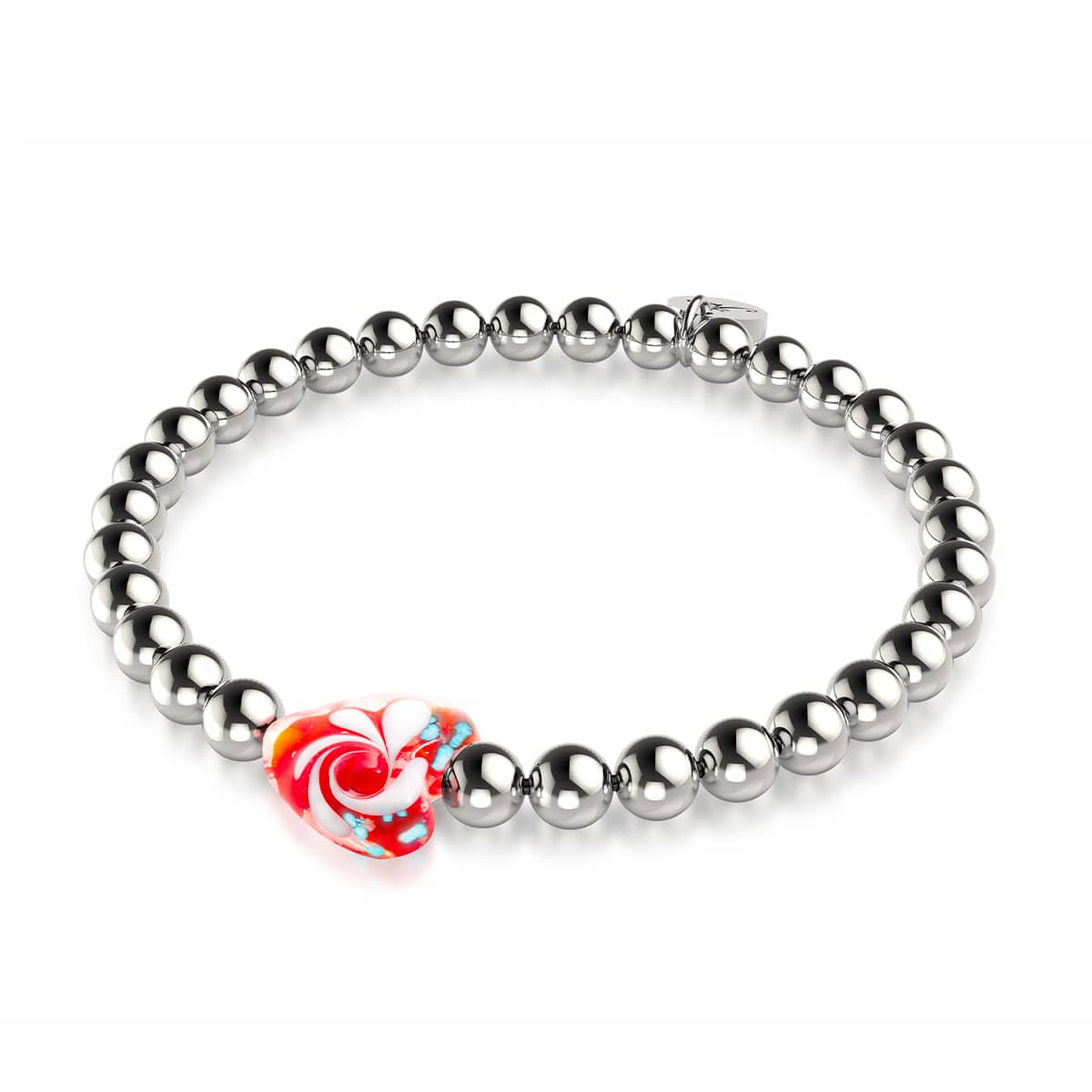 Bracelet Crimson Swirl | Essence de cœur lumineux