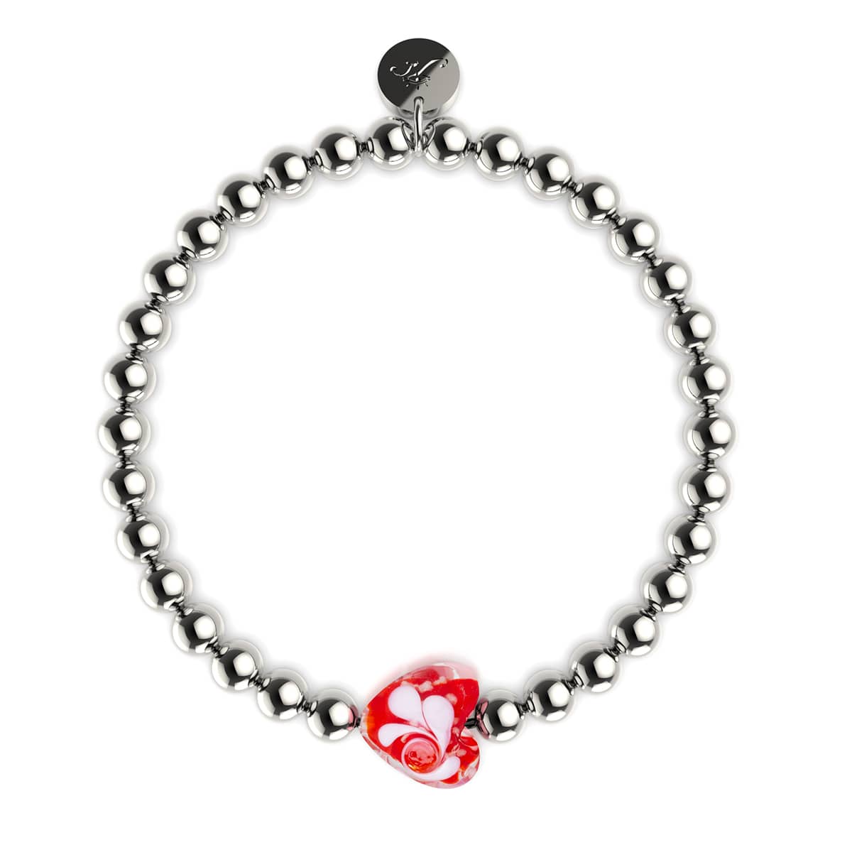 Bracelet Crimson Swirl | Essence de cœur lumineux