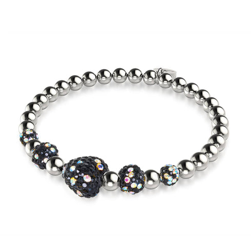 Midnight Crystal | Kikiballa Cascade Heart Bracelet