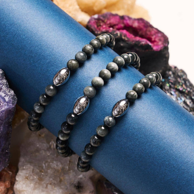 Bracelet œil d'aigle AAA | Argent sterling 925 | Bracelet en pierres précieuses