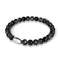 Obsidienne AAA | Argent sterling 925 | Bracelet en pierres précieuses