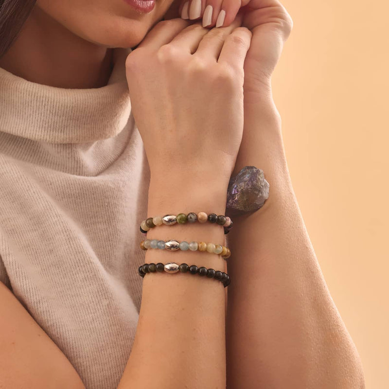 Tourmaline AAA | Argent sterling 925 | Bracelet en pierres précieuses