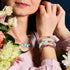 Brise printanière | Argent sterling 925 | Bracelet en verre Aurum