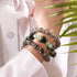 Aventurine noire et verte | Argent sterling 925 | Bracelet baies