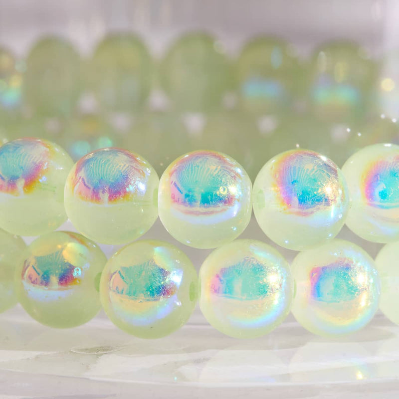 Key Lime | Bracelet en argent sterling 925 | Verre à bulles