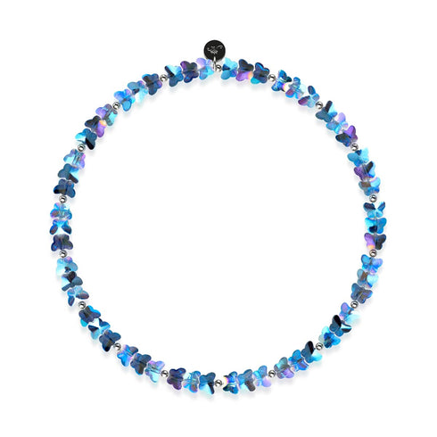 Mer Égée | Argent sterling 925 | Papillon bleu mystique