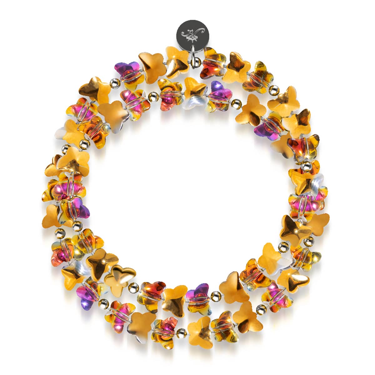 Licorne en or | Argent sterling 925 | Papillon enroulé