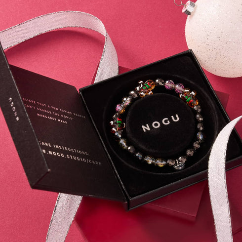 Hazelnut Gingerbread | Silver | Chocolate Prisma Bracelet