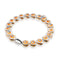 Bracelet en cristal contre le mauvais œil | Argent sterling 925 | Orange
