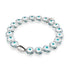White | .925 Sterling Silver | Crystal Evil Eye Bracelet