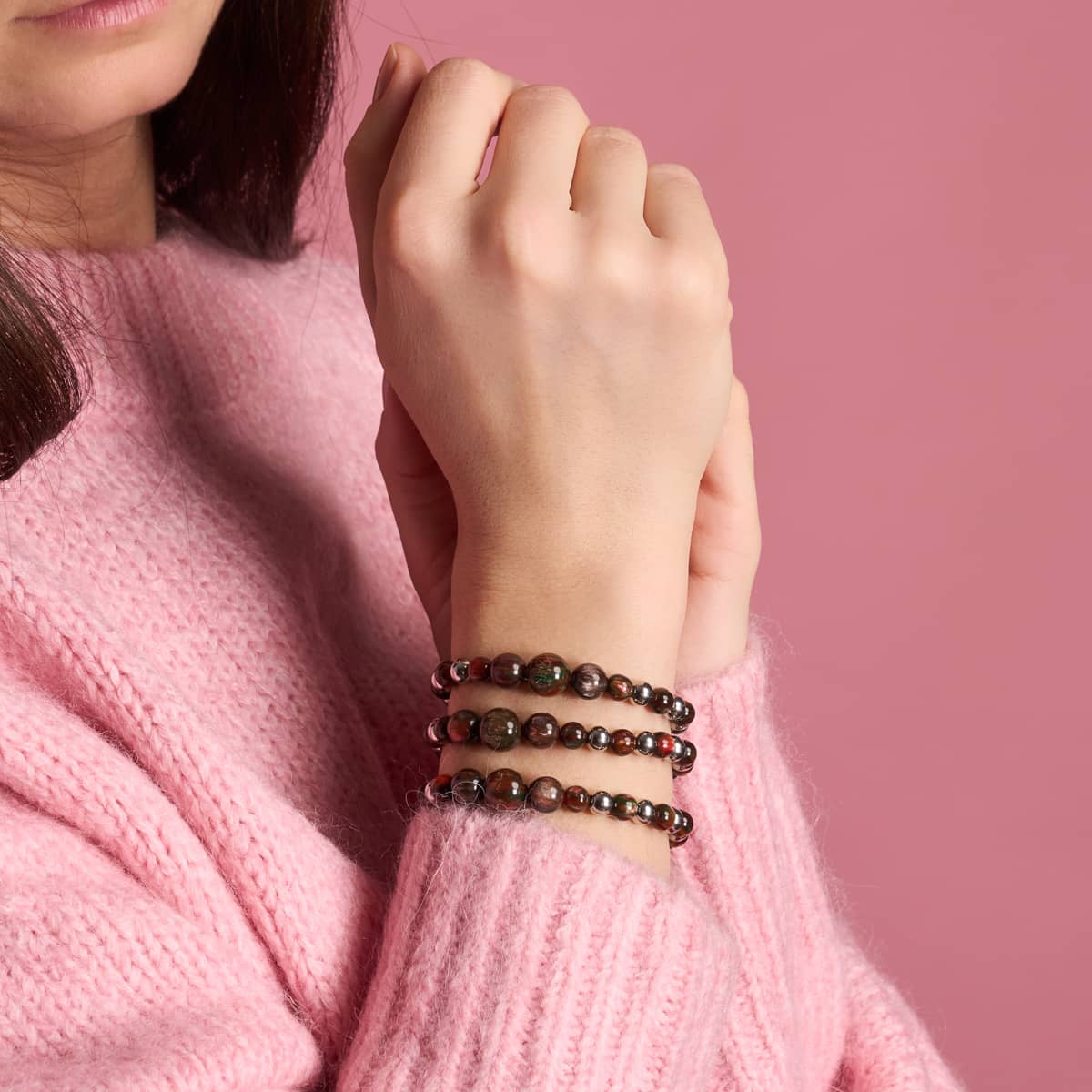 Mousse au chocolat | Bracelet Cascade Opale Dreamscape