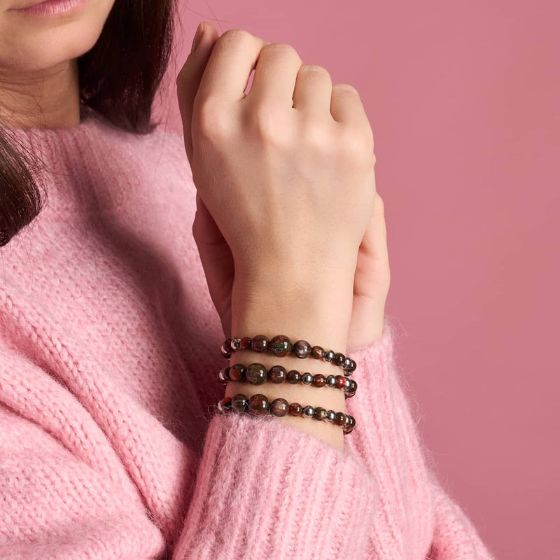 Mousse au chocolat | Bracelet Cascade Opale Dreamscape