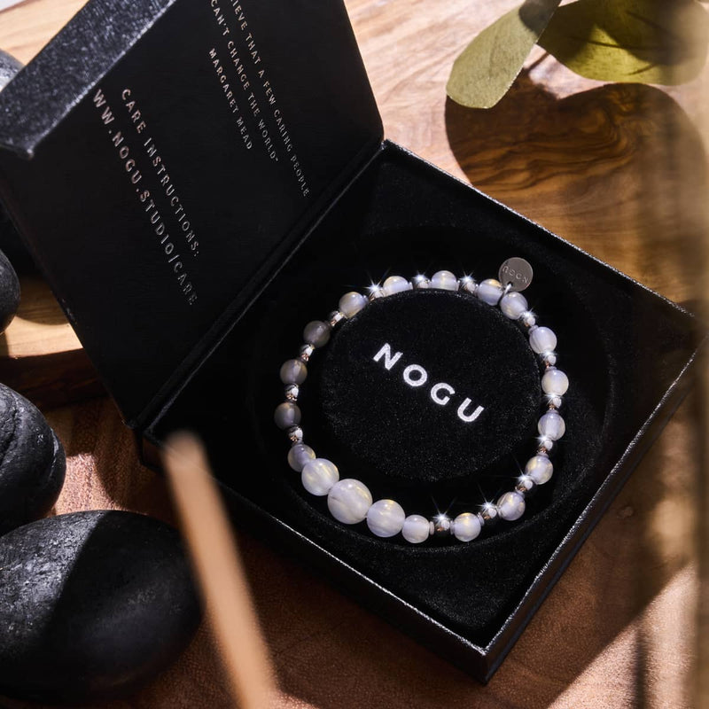 Bracelet Cascade Opale Nuage Satin | Dreamscape