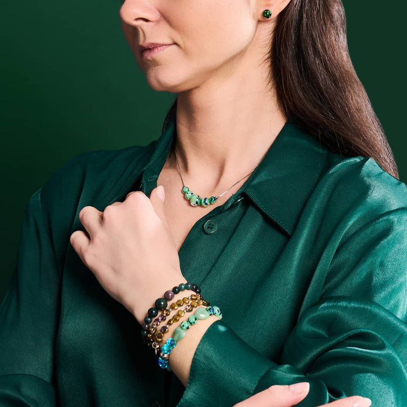 Cœur doré | Argent sterling 925 | Enveloppe en verre de fée