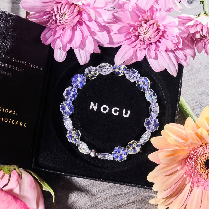 Trèfle arc-en-ciel | Bracelet en verre féerique