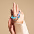 Bracelet Aigue-marine | Firefly Glass Hearts Essence