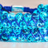 Aquamarine Flame | Lapis Flame x Aquamarine | Double Firefly Glass Bracelet