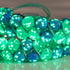 Belle journée | Cobalt x Cactus | Bracelet en verre double luciole