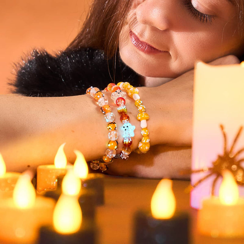 Berry Boo | Silver | Firefly Glass Ghost Bracelet
