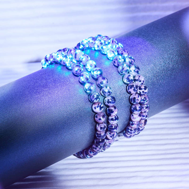 Byzance bleue | Argent sterling 925 | Enveloppe en verre Firefly