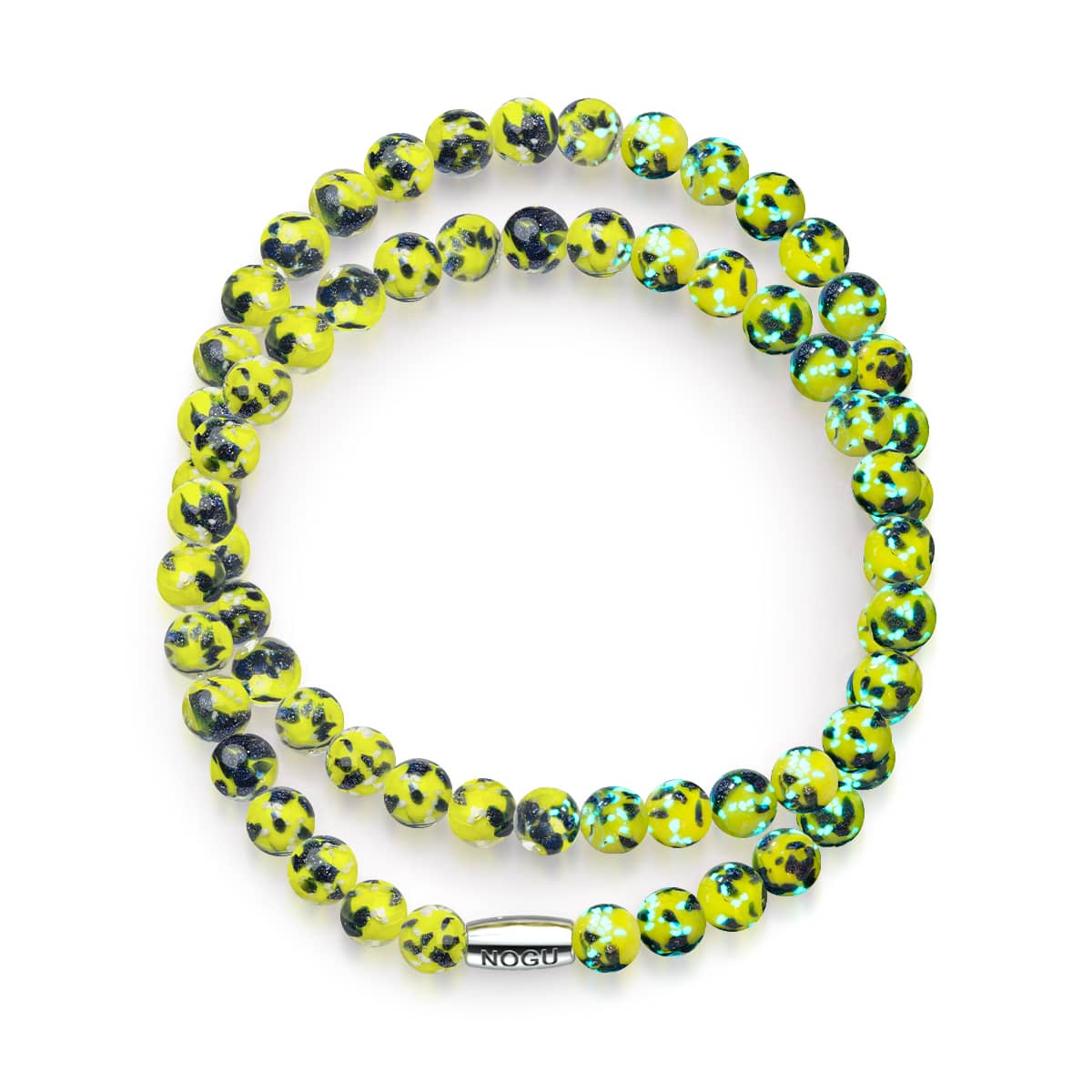 Limoncello bleu | Argent sterling 925 | Verre Firefly Wrap