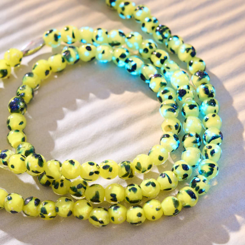 Limoncello bleu | Argent sterling 925 | Verre Firefly Wrap