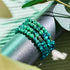 Menthe bleue | Argent sterling 925 | Enveloppe en verre Firefly