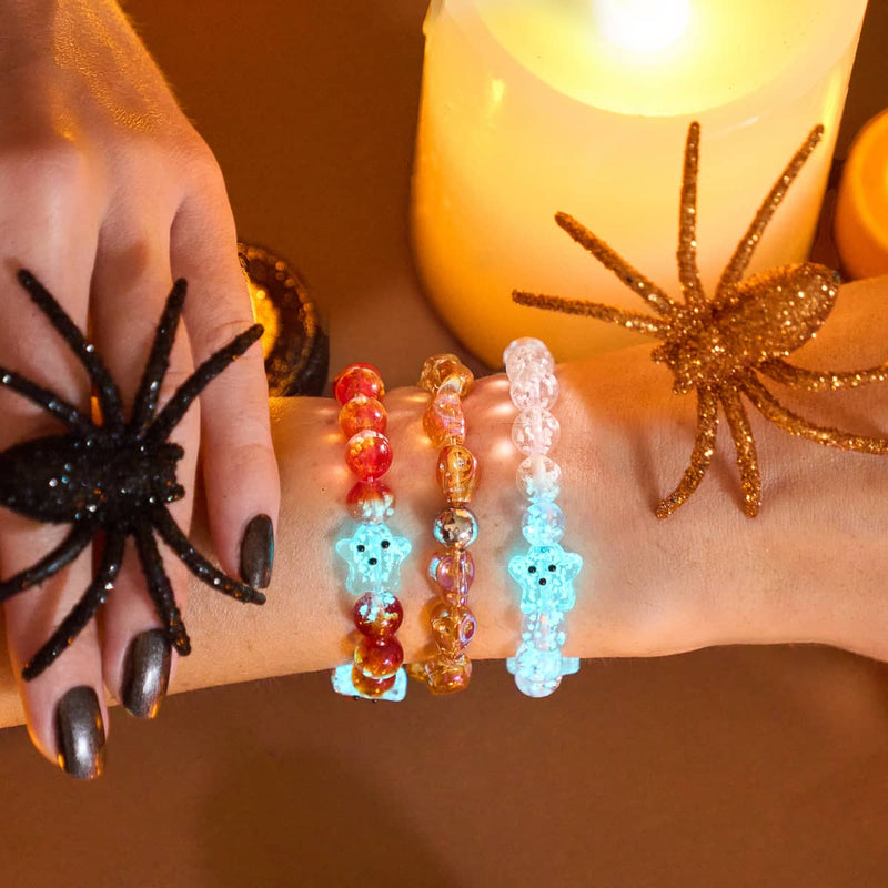 Blushing Spirit | Argent | Bracelet fantôme en verre Firefly