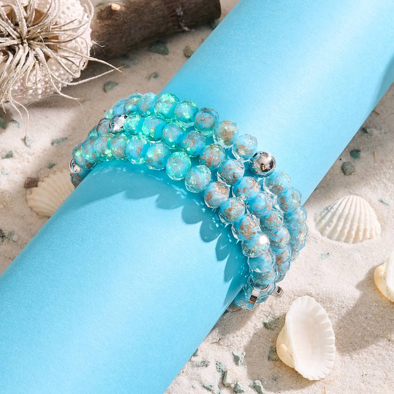 Cerulean | Firefly Glass Diamonds Bracelet
