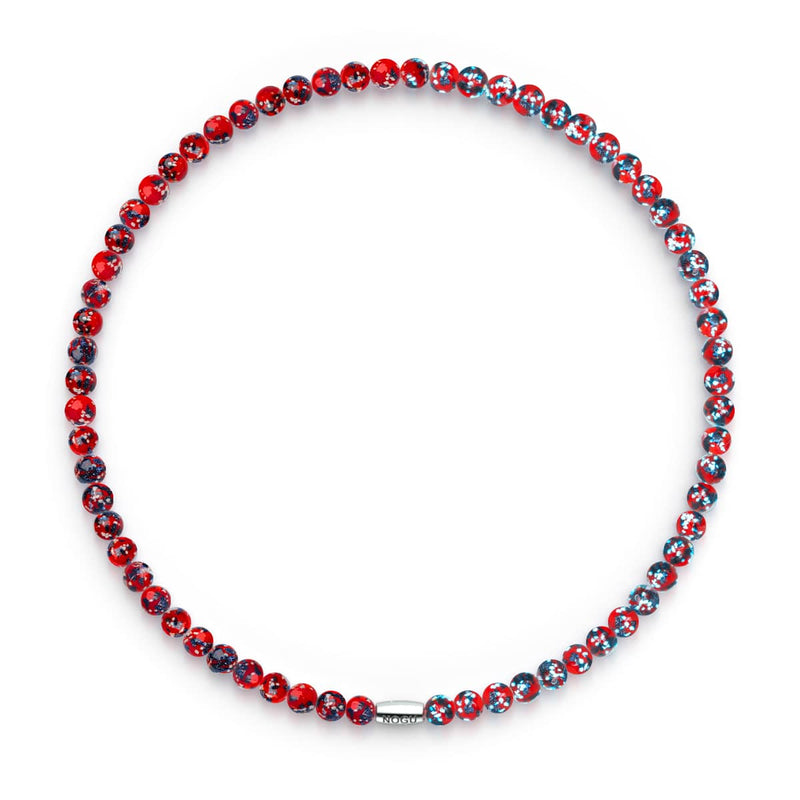 Feu et glace | Argent sterling 925 | Verre Firefly Wrap