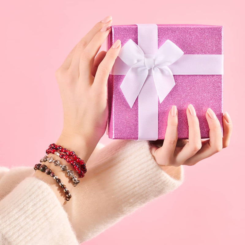 Feu et glace | Argent sterling 925 | Verre Firefly Wrap