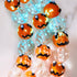 Glittering Gourds | Silver | Firefly Glass Pumpkin Bracelet