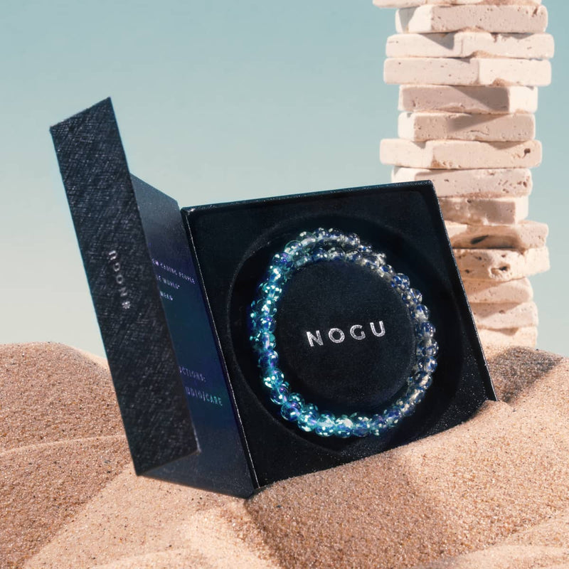 Indigo Dunes | Argent sterling 925 | Enveloppe en verre Firefly