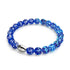 Lapis-lazuli | Argent sterling 925 | Bracelet en verre Firefly