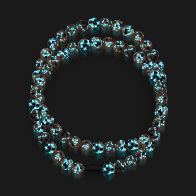 Sorbet à la pêche | Argent sterling 925 | Verre Firefly Wrap