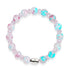 Orchidée rose | Argent sterling 925 | Bracelet en verre Firefly