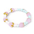 Bracelet à pois roses | Argent sterling 925 | Bracelet en verre Firefly Berry