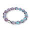 Purple Orchid | .925 Sterling Silver | Firefly Glass Blossom Bracelet
