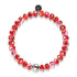 Roses rouges | Bracelet en diamants en verre Firefly
