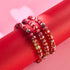 Roses rouges | Bracelet en diamants en verre Firefly