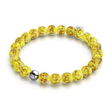 Safran | Argent sterling .925 | Bracelet Verre Luciole