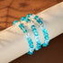 Bracelet fantôme Teal Phantom | Argent | Verre Firefly