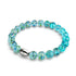 Turquoise menthe verte | Argent sterling 925 | Bracelet en verre Firefly