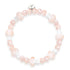 Blush | Argent sterling 925 | Bracelet de luxe en forme de champignon en verre Firefly