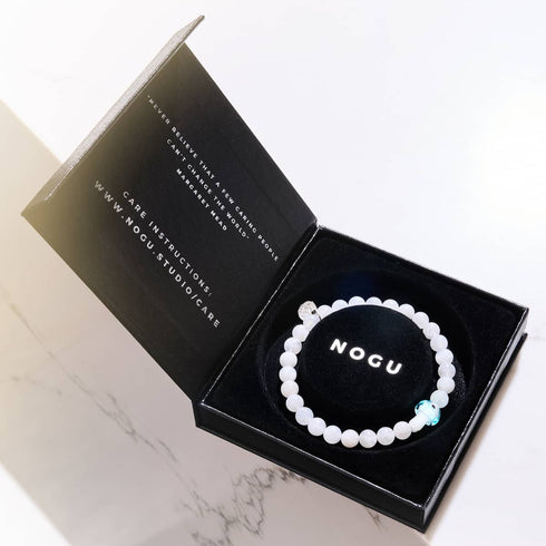 Pierre de lune | Argent sterling 925 | Bracelet en pierre précieuse en forme de champignon en verre Firefly