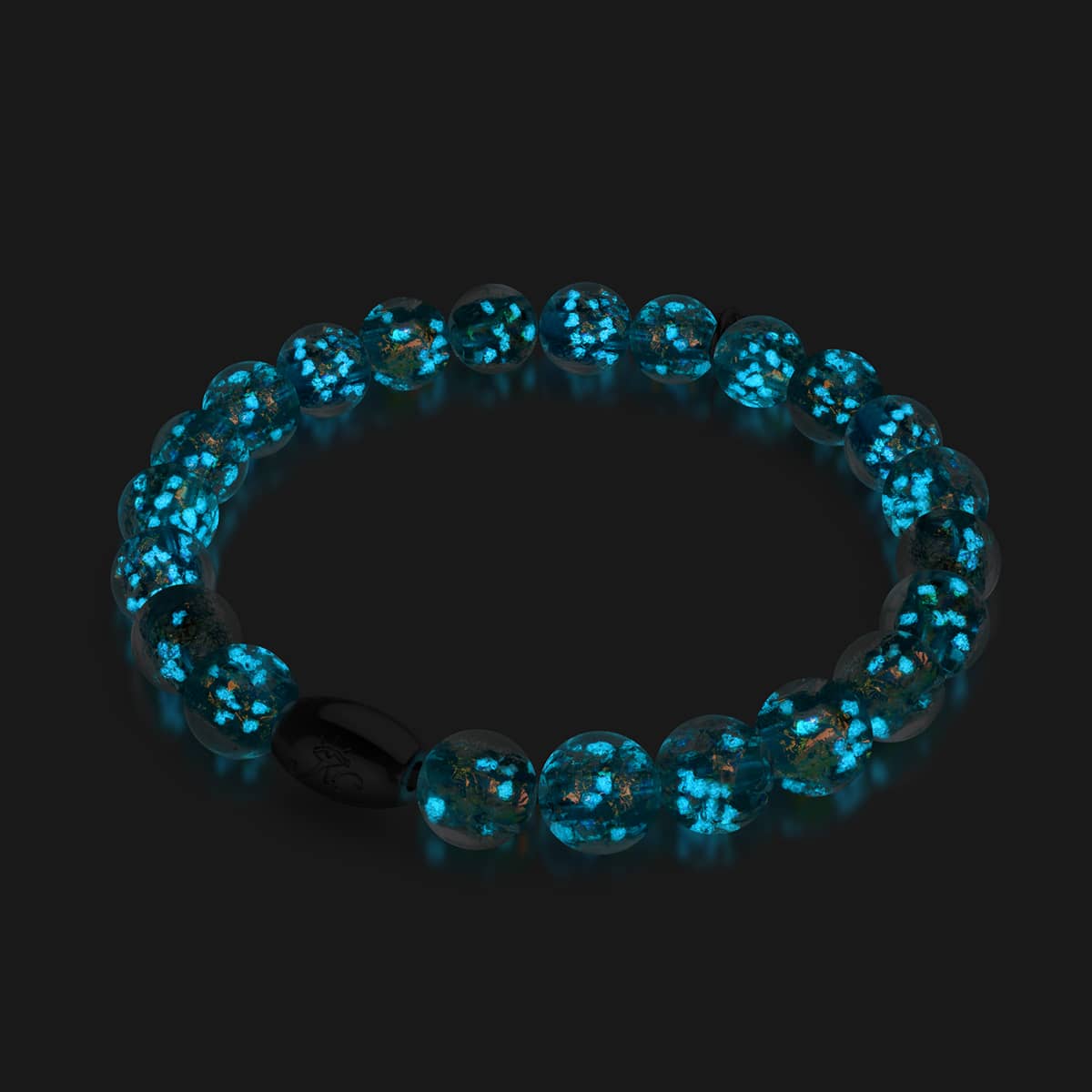 Aurora Spark | Bracelet en verre avec feu d'artifice en argent sterling 925