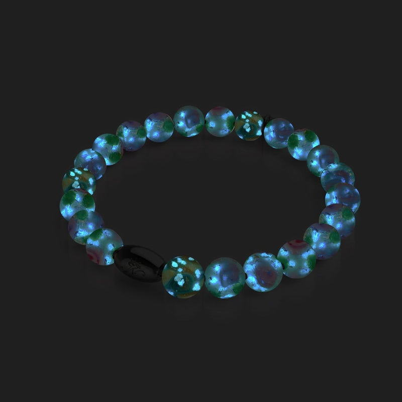 Lunafiore | Bracelet de jardin en verre feu d'artifice