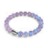 Violet Glimmer | .925 Sterling Silver | Firework Glass Bracelet